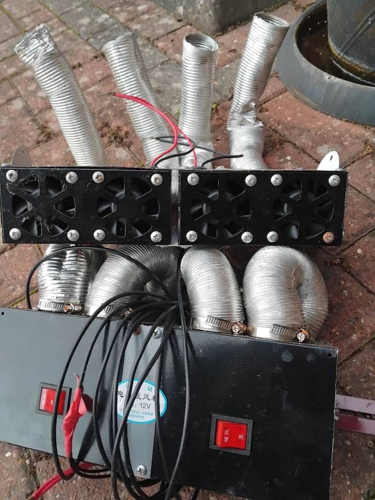 Camper van/boat 12v heaters x4