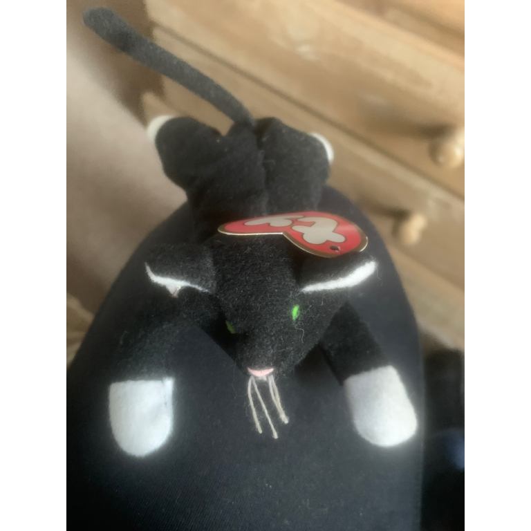 Ty Teenie beanie babies Zip the cat 