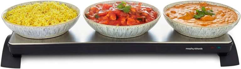 MORPHY RICHARDS BUFFET SERVER HEATED FOOD TRAY 