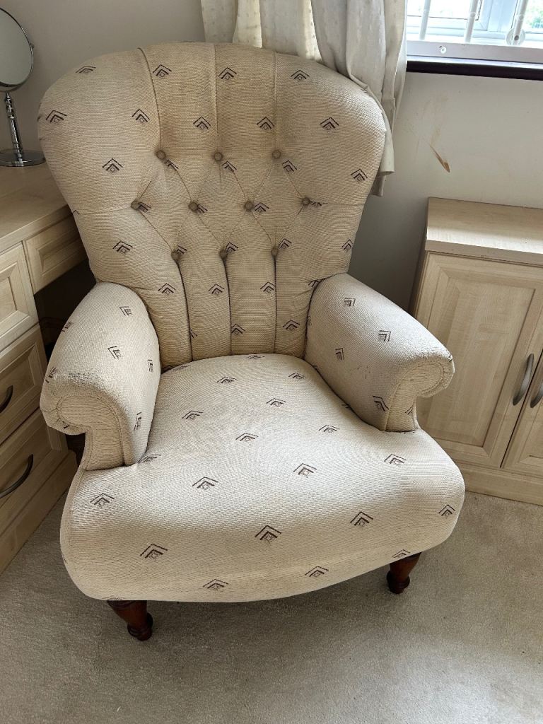 Vintage Parker Knoll 'Edward' Armchair upholstered 