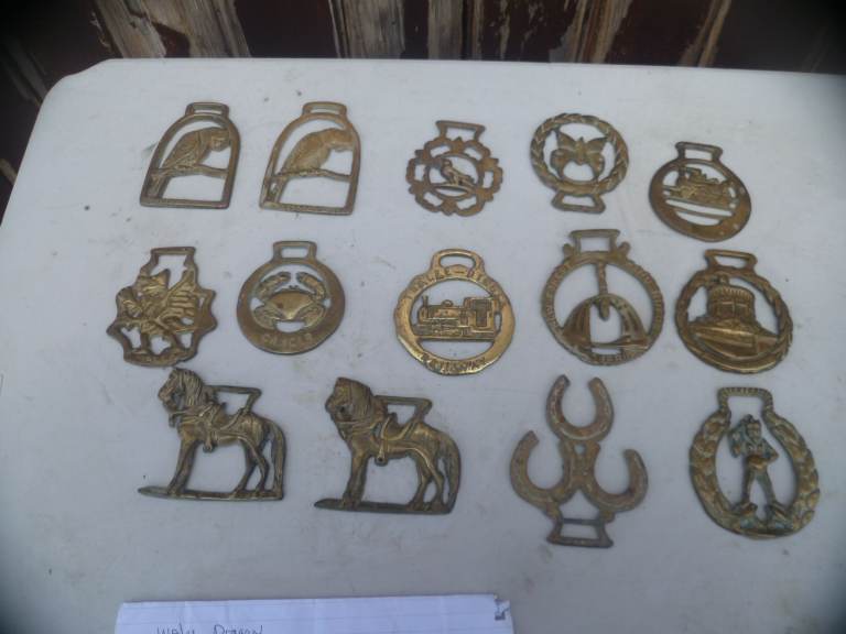 Brasses Horse Parrits Winsor castle Wales Dragon Shire Horses Railway Cancer Birth sign 