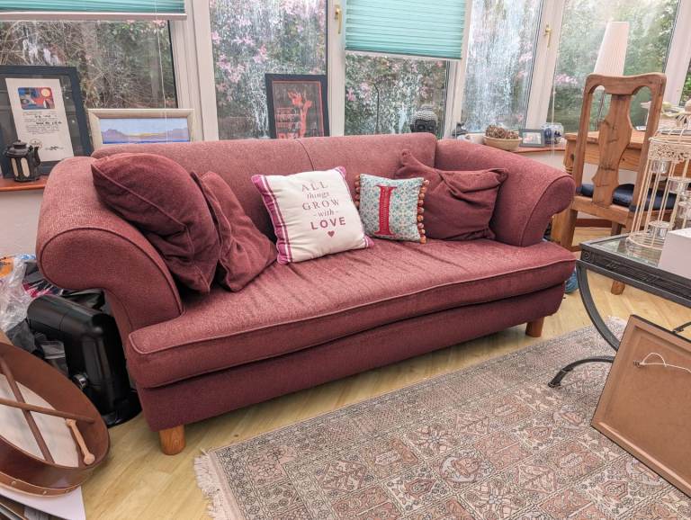 2 x 3 seater sofa - collection only £30