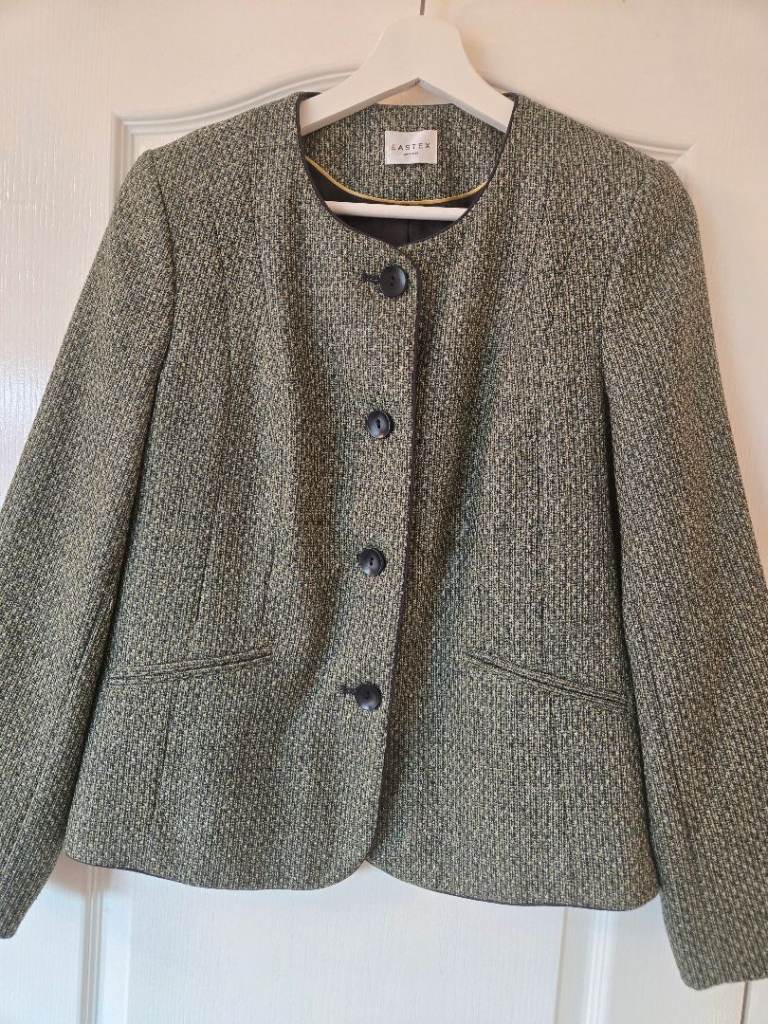 Eastex ladies green jacket size 10