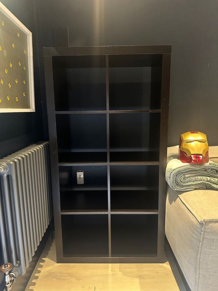 Free – IKEA KALLAX 8-Cube Shelving Unit, Black-Brown – Collection Only NW1, Two Strong People