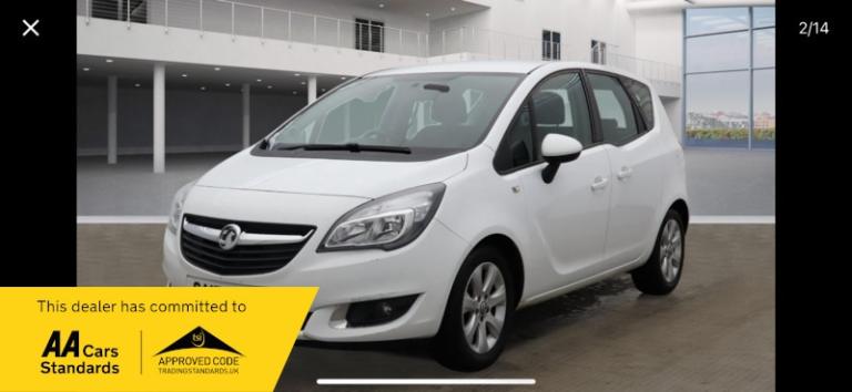 2017 17 Vauxhall Meriva 1.4 LIFE MPV