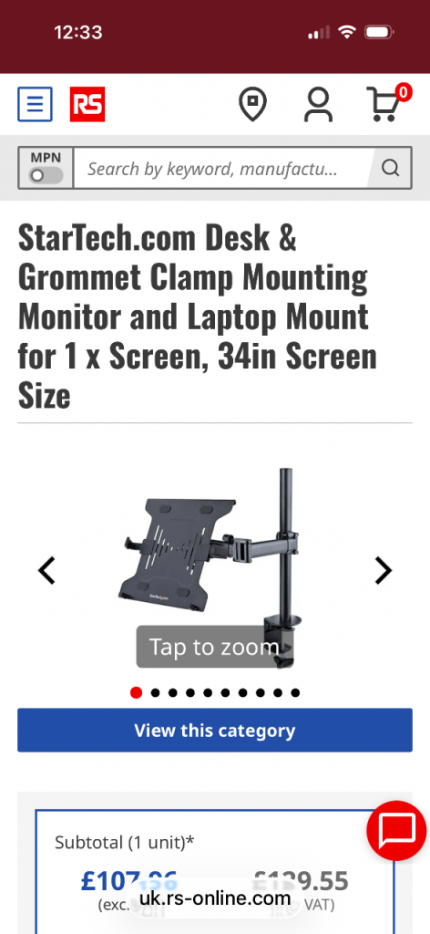 Startech laptop stand x 2