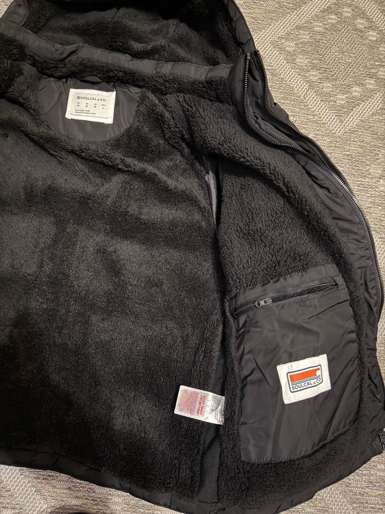 2 Zip Bubble Jacket Mens