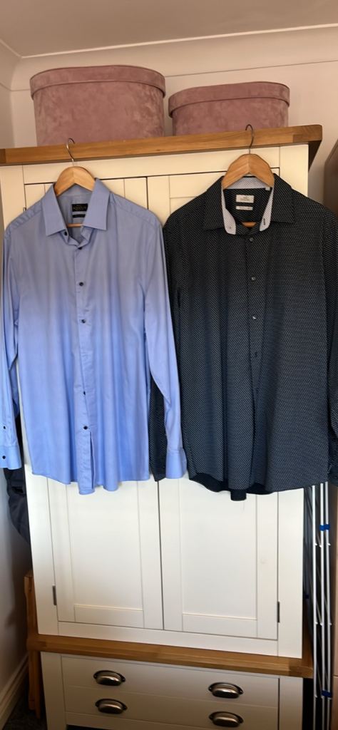 Two men’s Next shirts