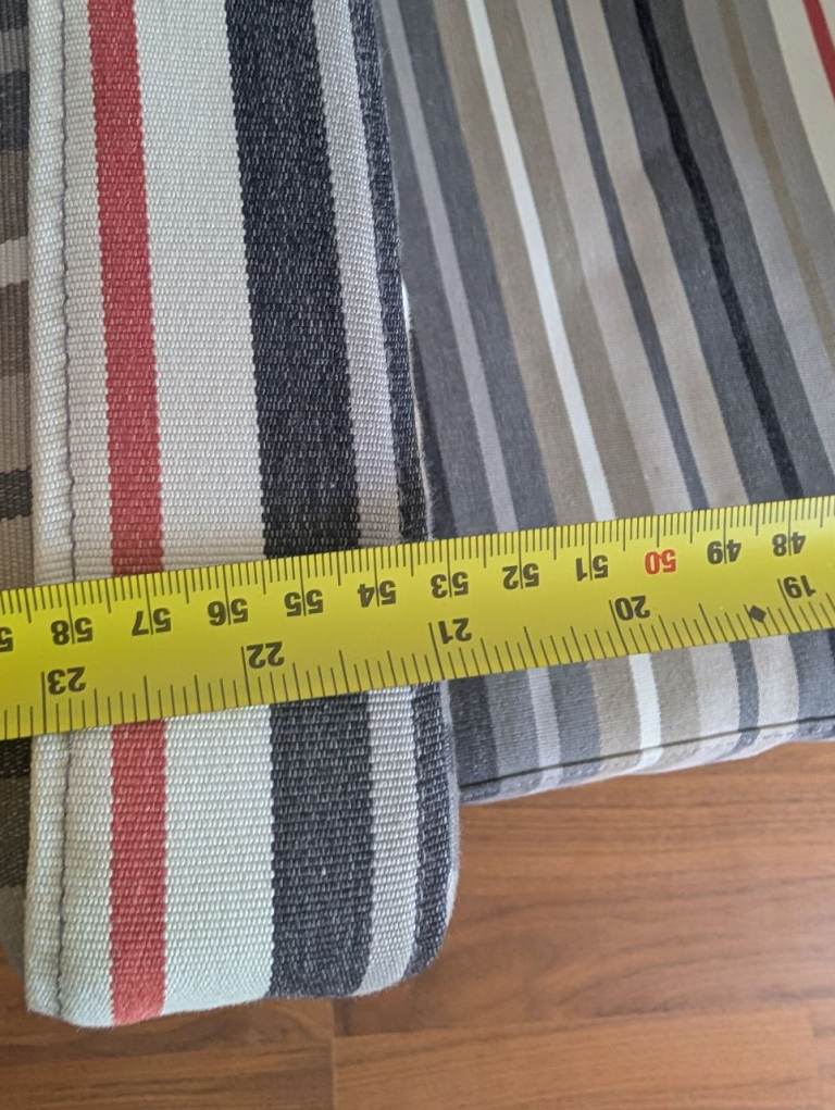 Ikea fabric covered wooden chairs