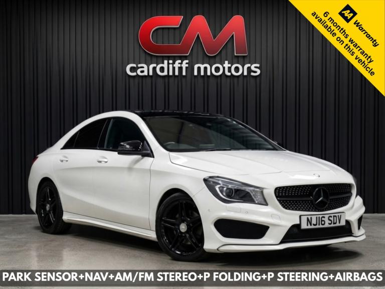 2016 Mercedes-Benz CLA CLA 180 AMG Sport 4dr Tip Auto SALOON Petrol Automatic