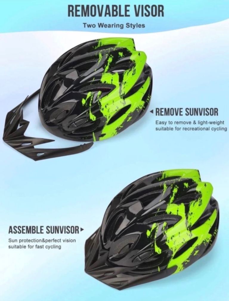 Kids Bike Helmet, Boys Girls Adjustable Kids Helmet Age 5-13 Years Old, Children Helmet (50-55CM)