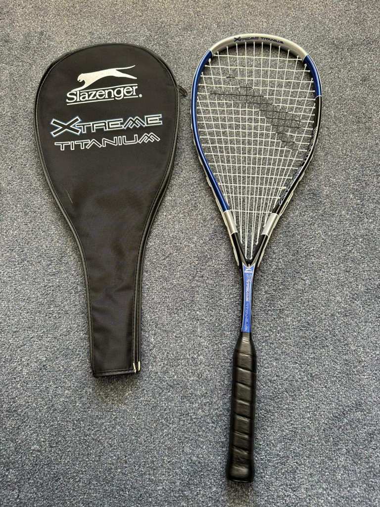 Slazenger Xtreme Titanium Squash Racket + Cover