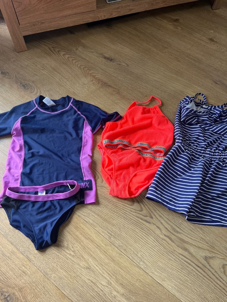Kids Swimwear Bundle - Three Items, Good Condition