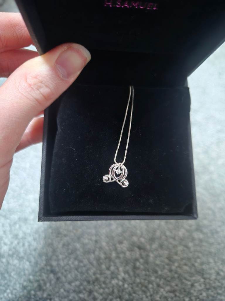 image for Disney enchanted cinderalla diamond necklace