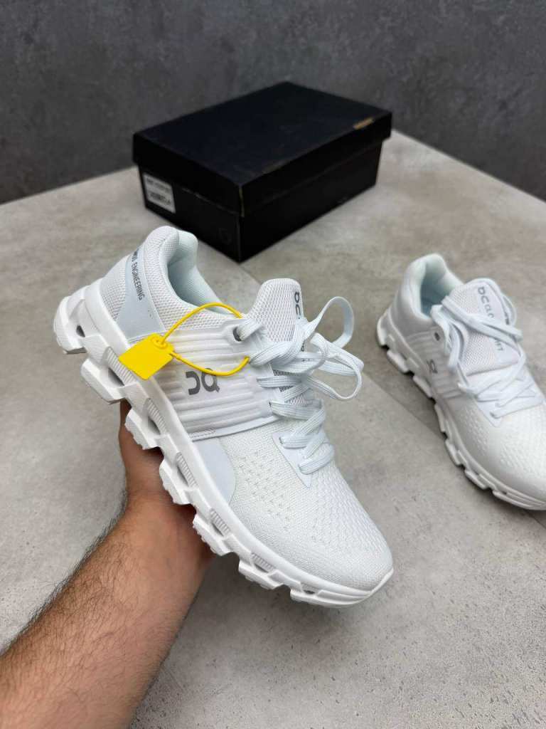 New On Cloudmonster Running Shoes - White