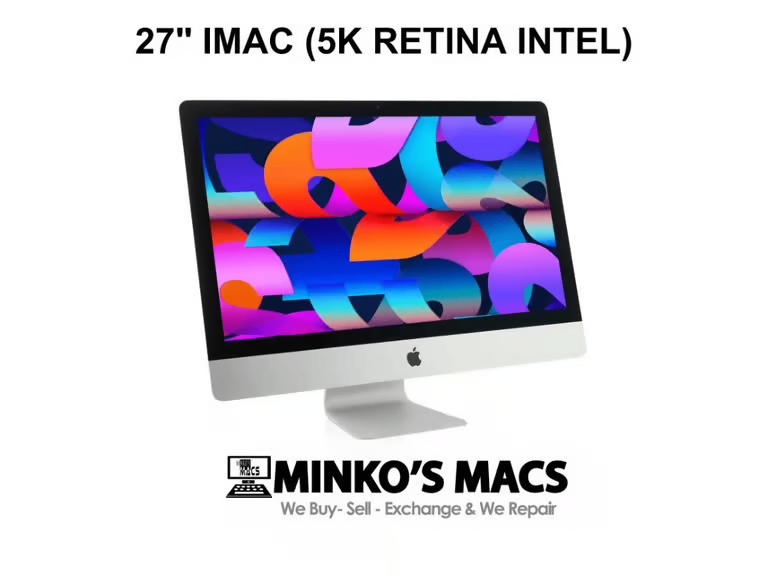 Apple iMac 5k Retina 27 inch Quad Core i5 3.2GHz 16GB Ram 500GB SSD Logic Waves 14 iZoTope Advance