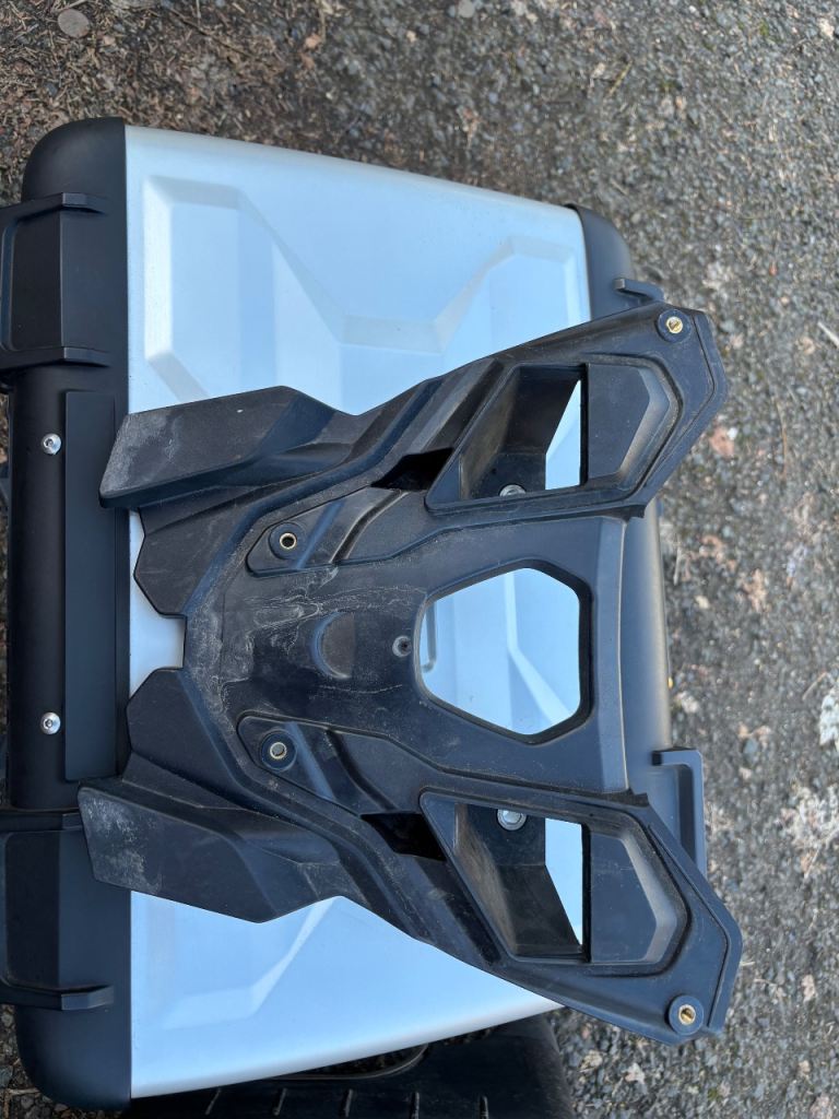 Panniers back box and bracket for bmw gs 