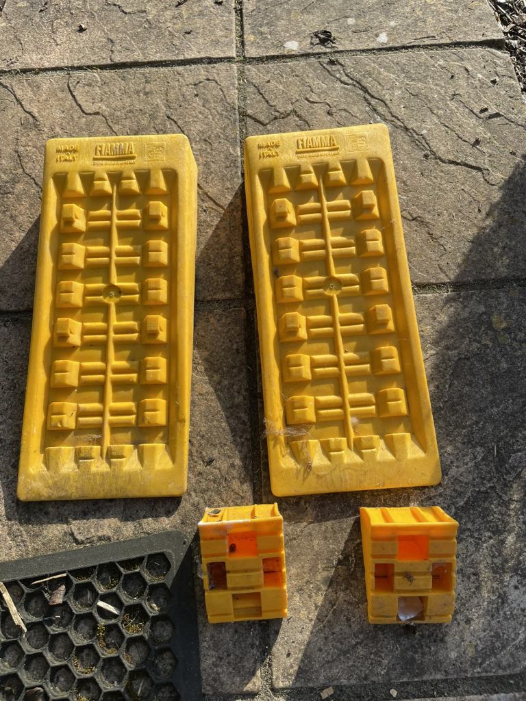 Fiamma camper van ramps blocks