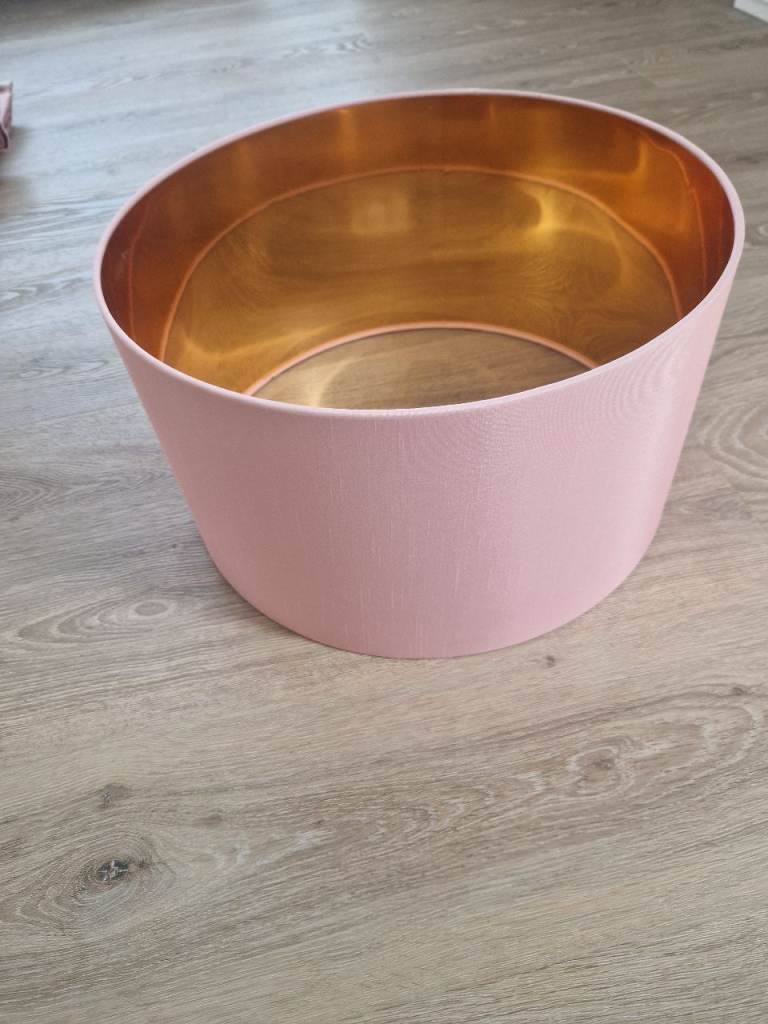 Free pink lampshade - broken!