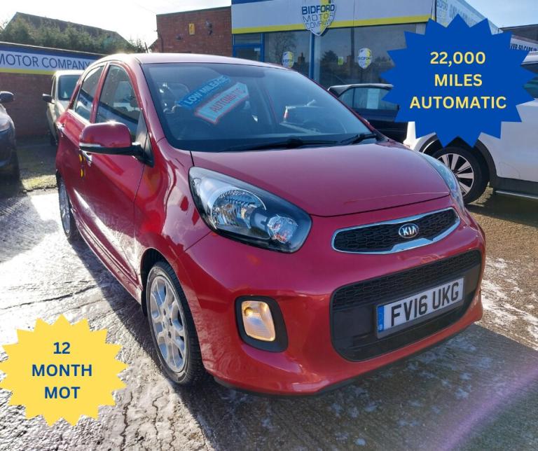 2016 Kia Picanto 1.25 3 5dr Auto HATCHBACK Petrol Automatic