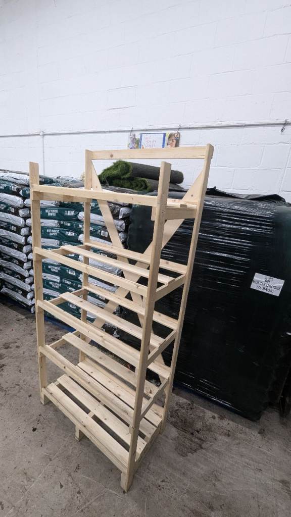 Wooden shelving units, ideal for shed or garage, £25 each can be delivered 