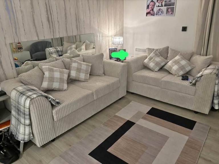 Deluxe 3+2 Seater Dylan Sofa & Corner Sofa Available Free Home Delivery 🚚🚛