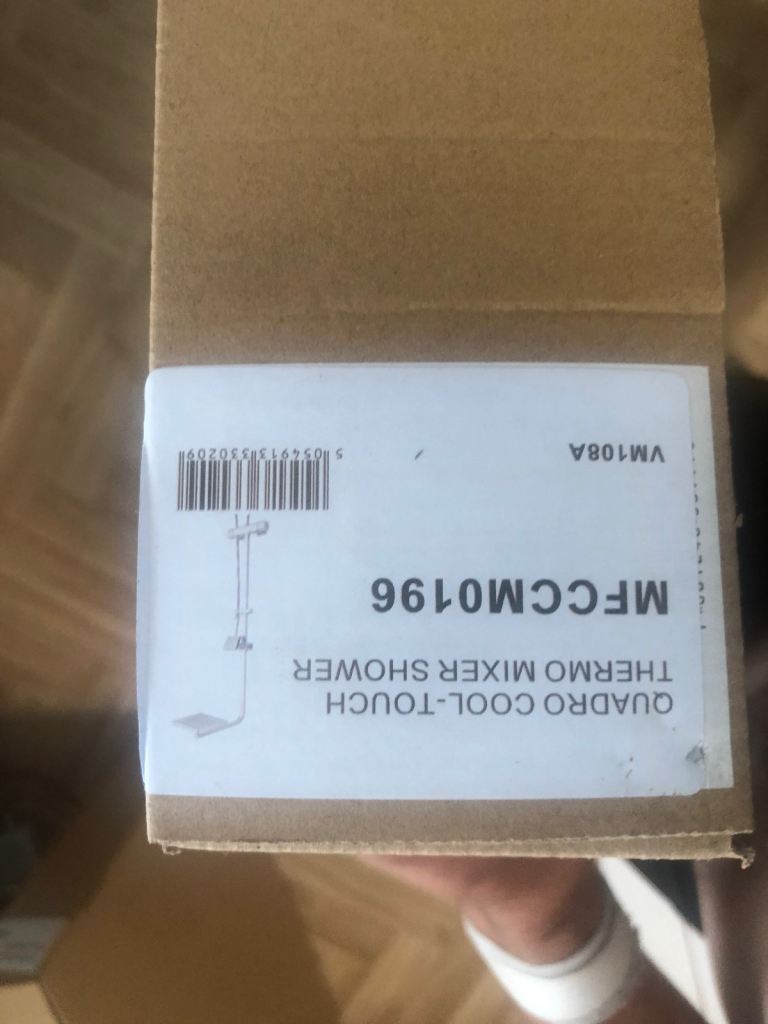 QUADRO COOL-TOUCH Thermo Mixer Shower - Brand New