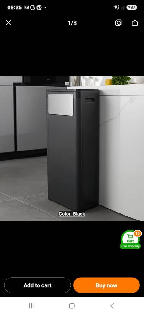 Brand new bin in box