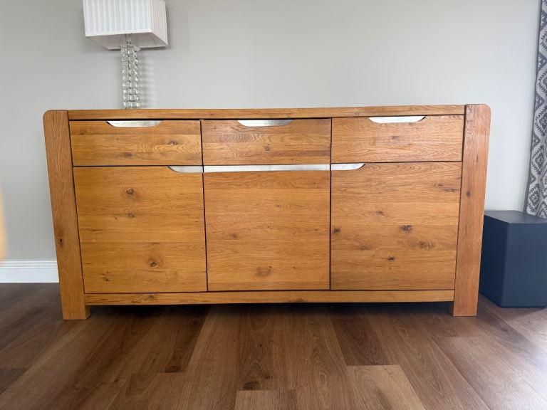 Solid oak sideboard 