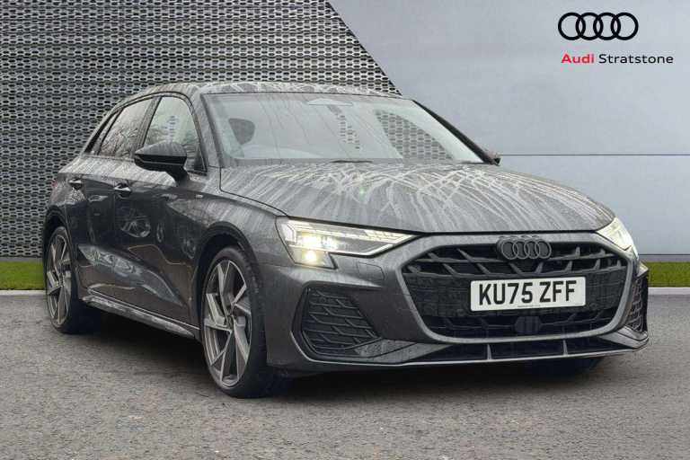 2025 Audi A3 1.5 TFSI 150 Black Edition 5dr S Tronic Hatchback Petrol Automatic