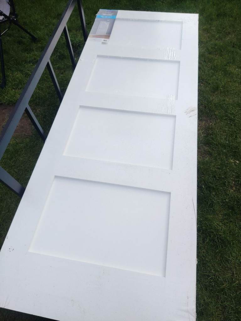 Marlow interbal white primed door