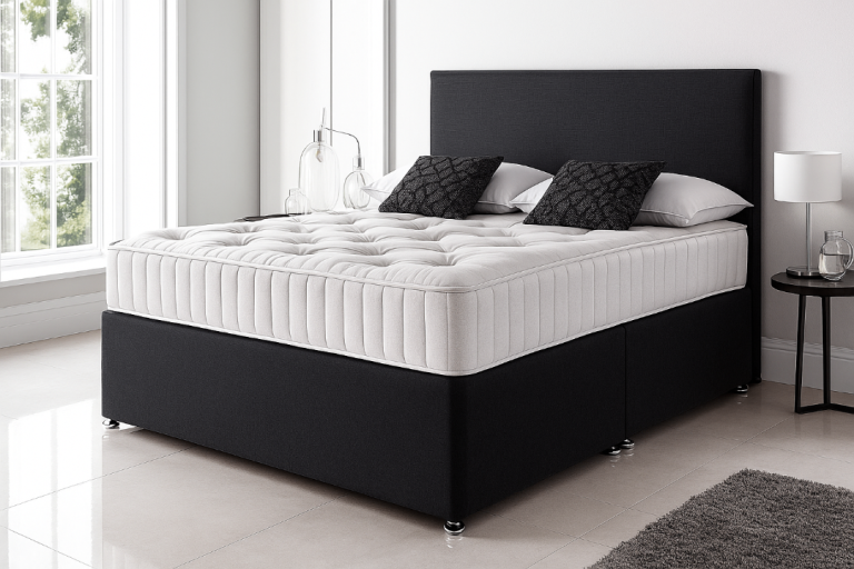 Space Saving Divan Bed with Storage and Mattress – Great for Small Bedrooms in UK