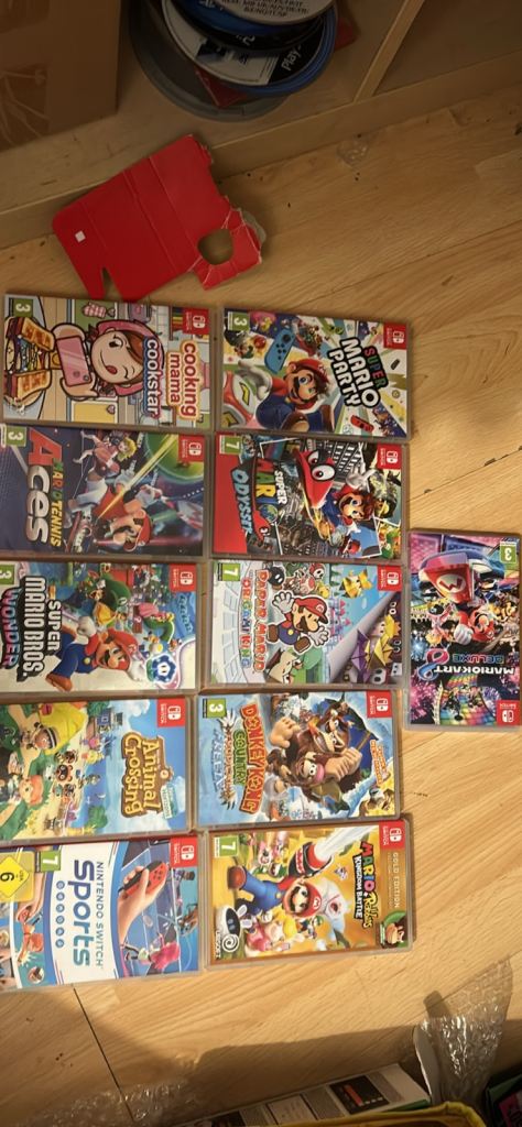 Nintendo switch games - mainly Mario games - boxed - 30 pounds each