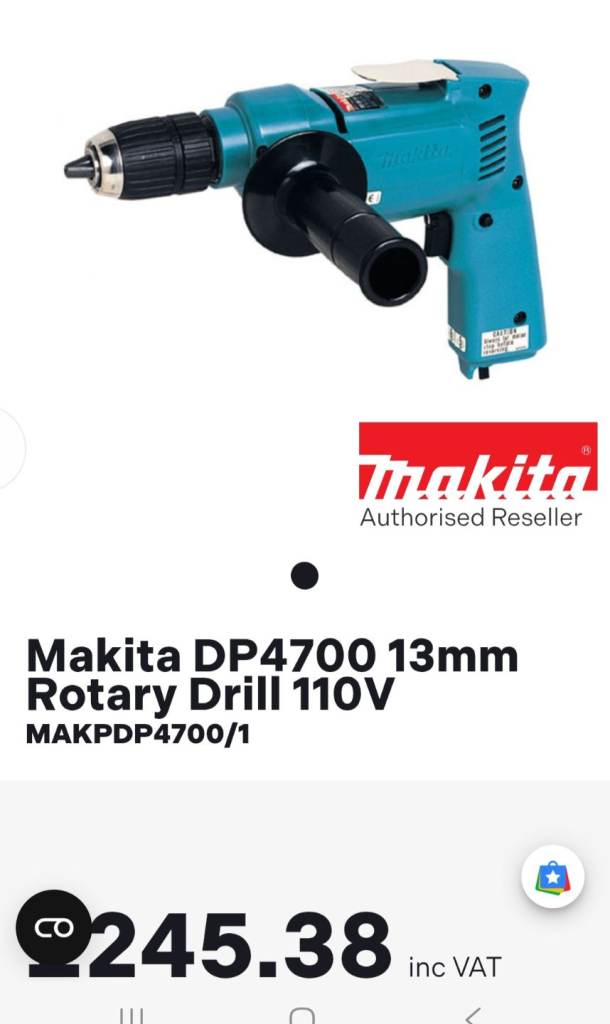 Makita 110v drill
