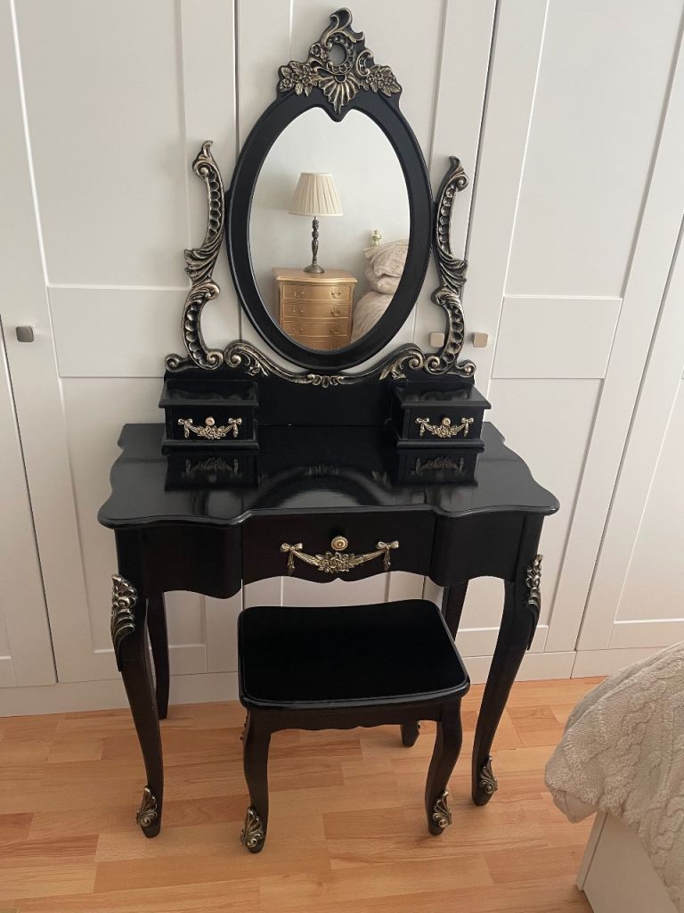Black dressing table | Other Bedroom Dressers & Chests For Sale - Gumtree