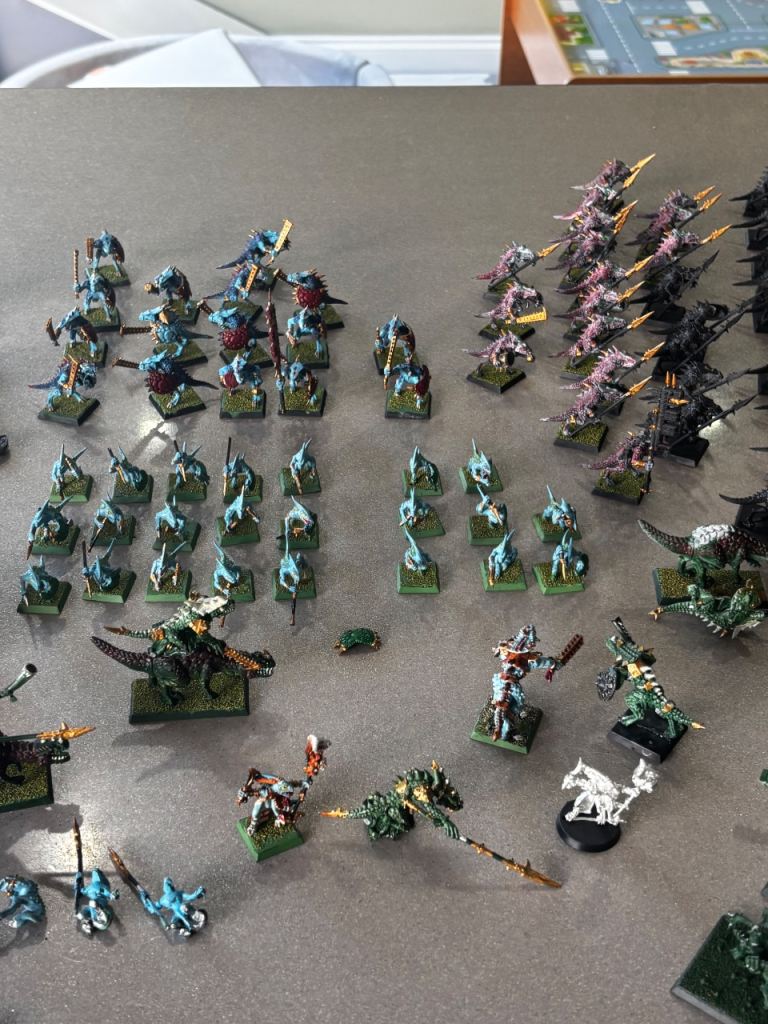 Warhammer Fantasy Lizardmen / Seraphon Army Metal Characters Plastic OOP Models