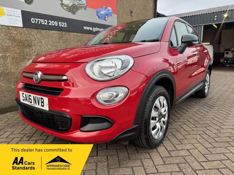 2016 Fiat 500X 1.6 E-torQ Pop 5dr HATCHBACK PETROL Manual