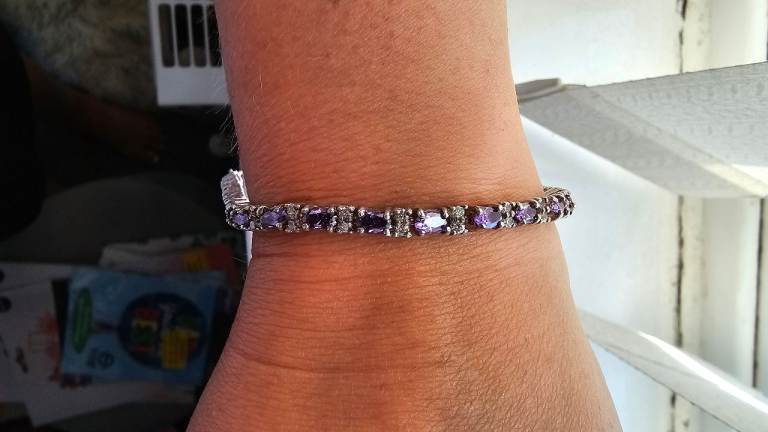 Amethyst bracelet