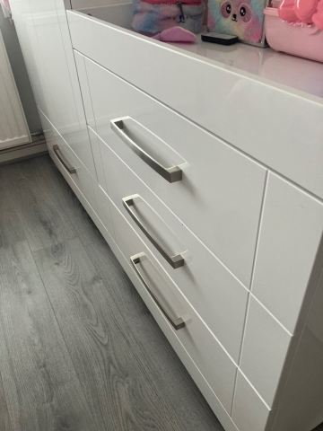 silver cross notting hill dresser Silvercross Notting Hill 2-Piece nursery furniture set