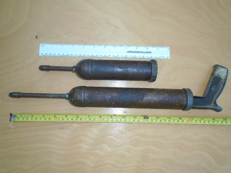 Grease guns, classic car maintenance