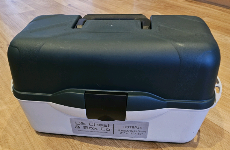 Hobby storage hard plastic 3 cantilever trays