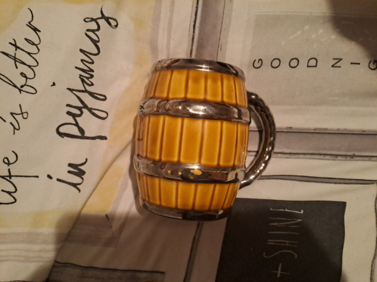 WADE BEER BARREL MUG CUP BAR  MANCAVE