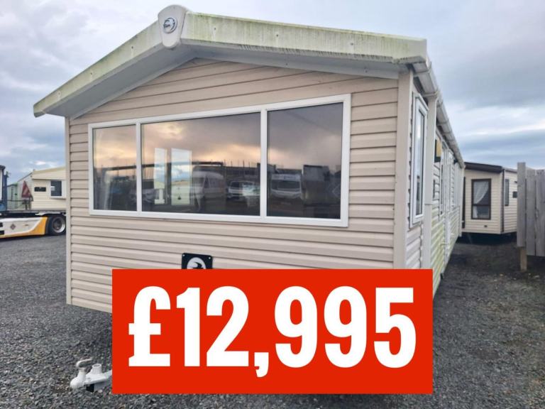 OFF SITE static caravan Scotland double glazed & heated Swift Fishing Boat 3 bed