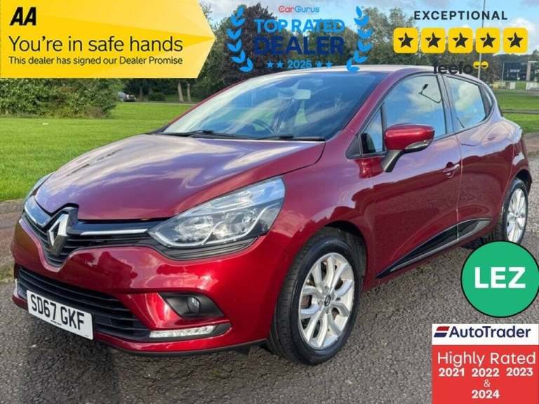 2017 Renault Clio 1.2 16V Dynamique Nav Hatchback 5dr Petrol Manual Euro 6 (75 ps) Hatchback Petr...