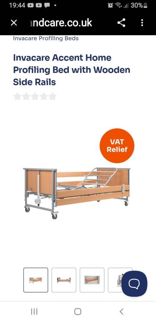 Electric care home bed