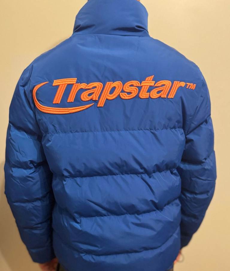 Trapstar Hyperdrive Technical Puffer Jacket Blue
