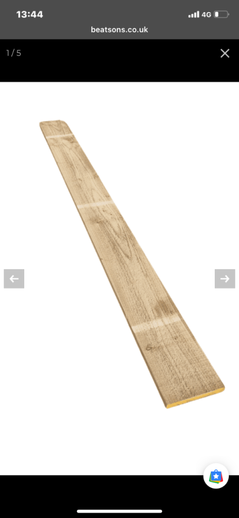 6.5ft high x 5 inches wide fence slats 