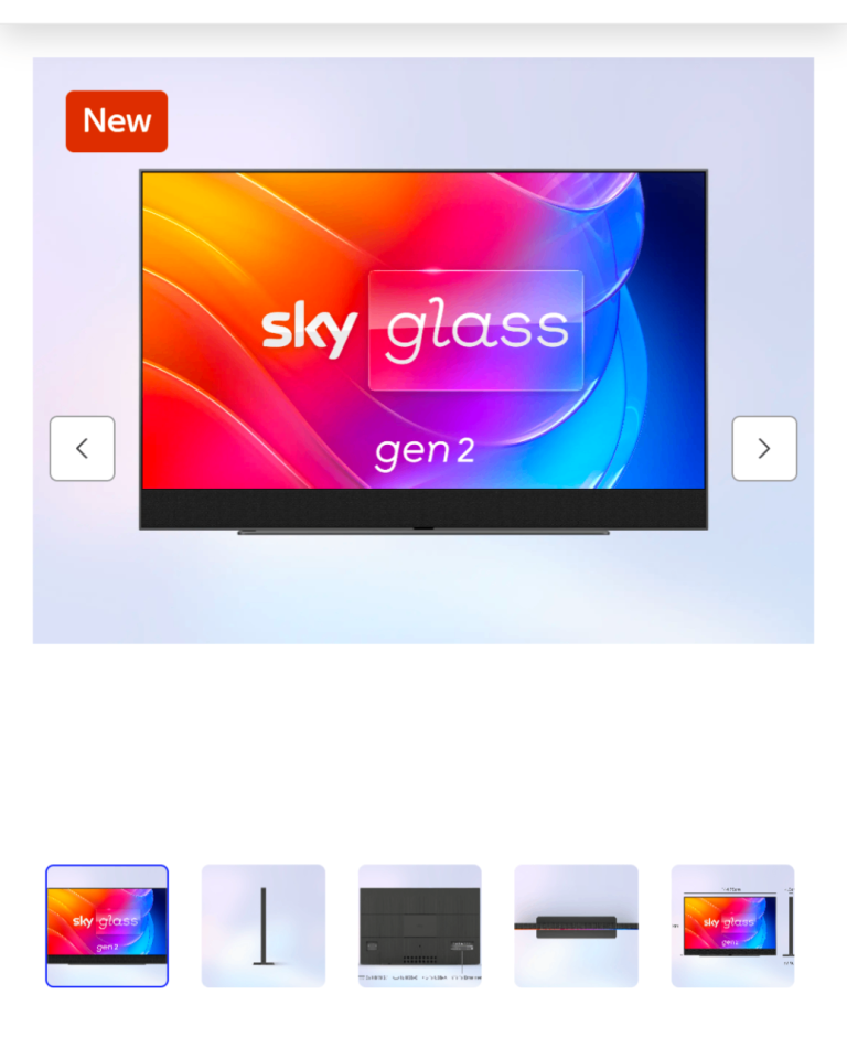 image for Sky glass 65inch tv