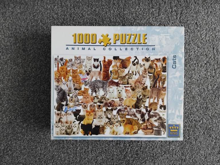 King 1000 piece jigsaw puzzle Cats