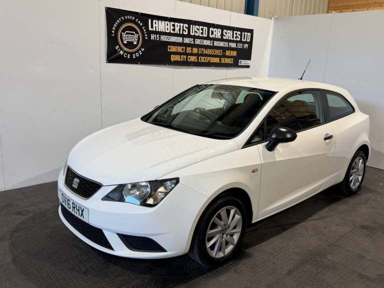 2016 SEAT Ibiza 1.0 Sol 3dr HATCHBACK Petrol Manual